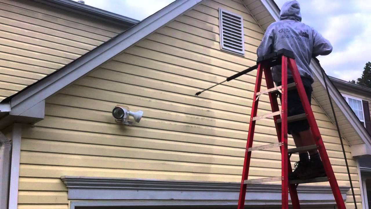 cleaning the exterior